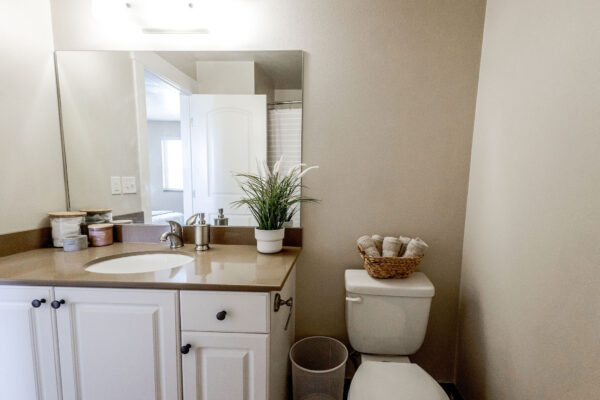 Apartment Bathroom with Vanity